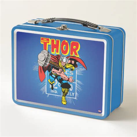 Thor Retro Graphic Metal Lunch Box 